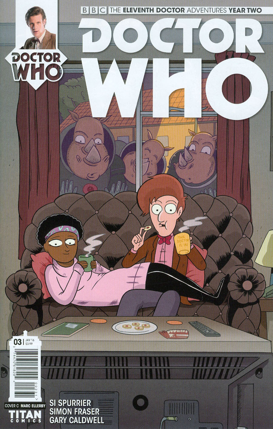 Doctor Who 11th Doctor Year Two #3 Cover C Variant Marc Ellerby Cover