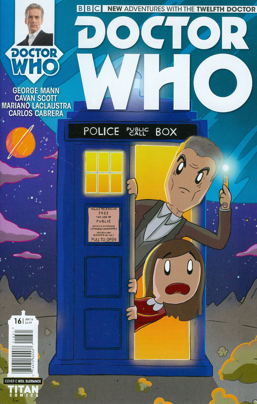 Doctor Who 12th Doctor #16 Cover C Variant Neil Slorance Cover