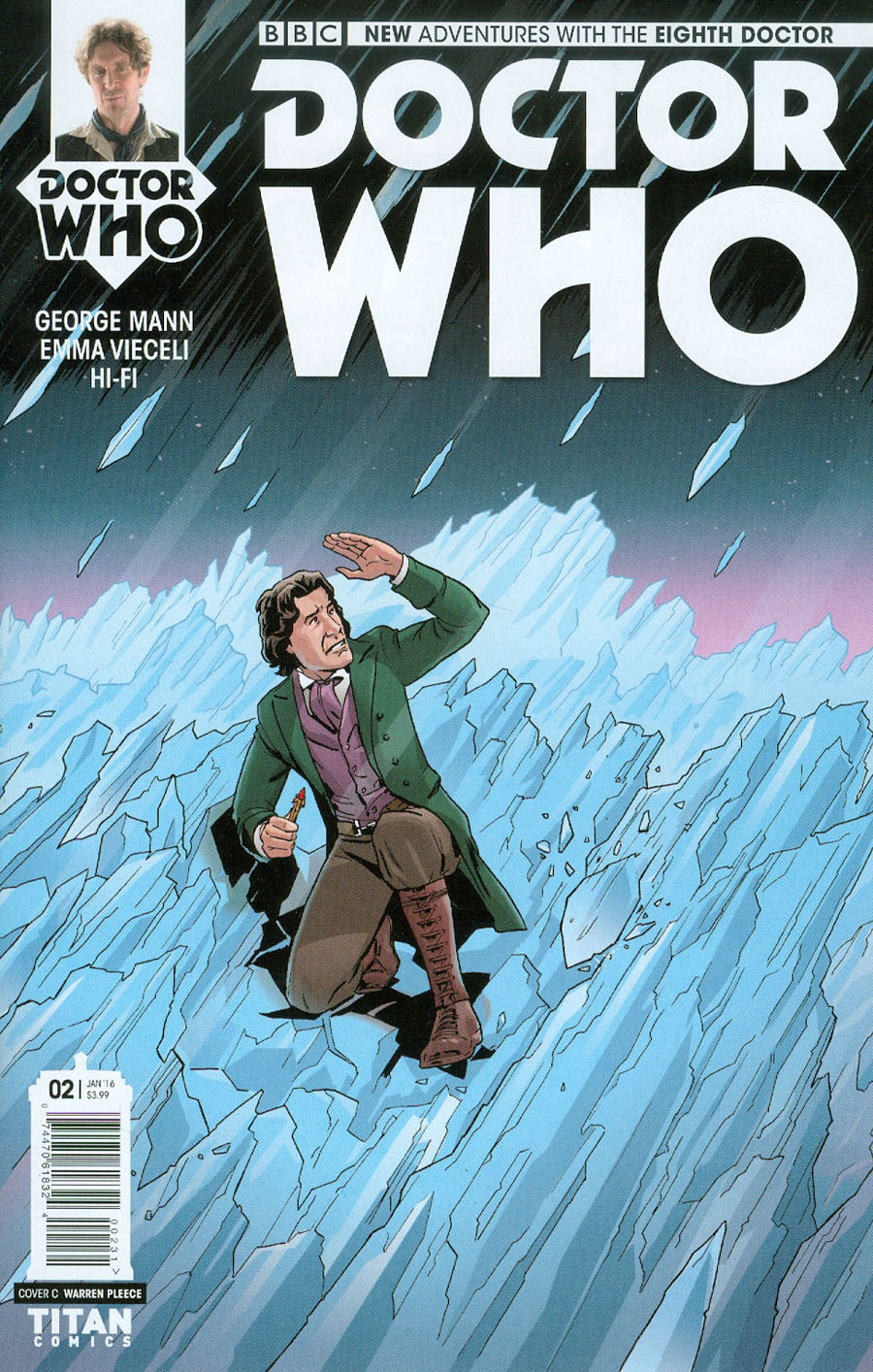 Doctor Who 8th Doctor #2 Cover C Variant Warren Pleece Cover