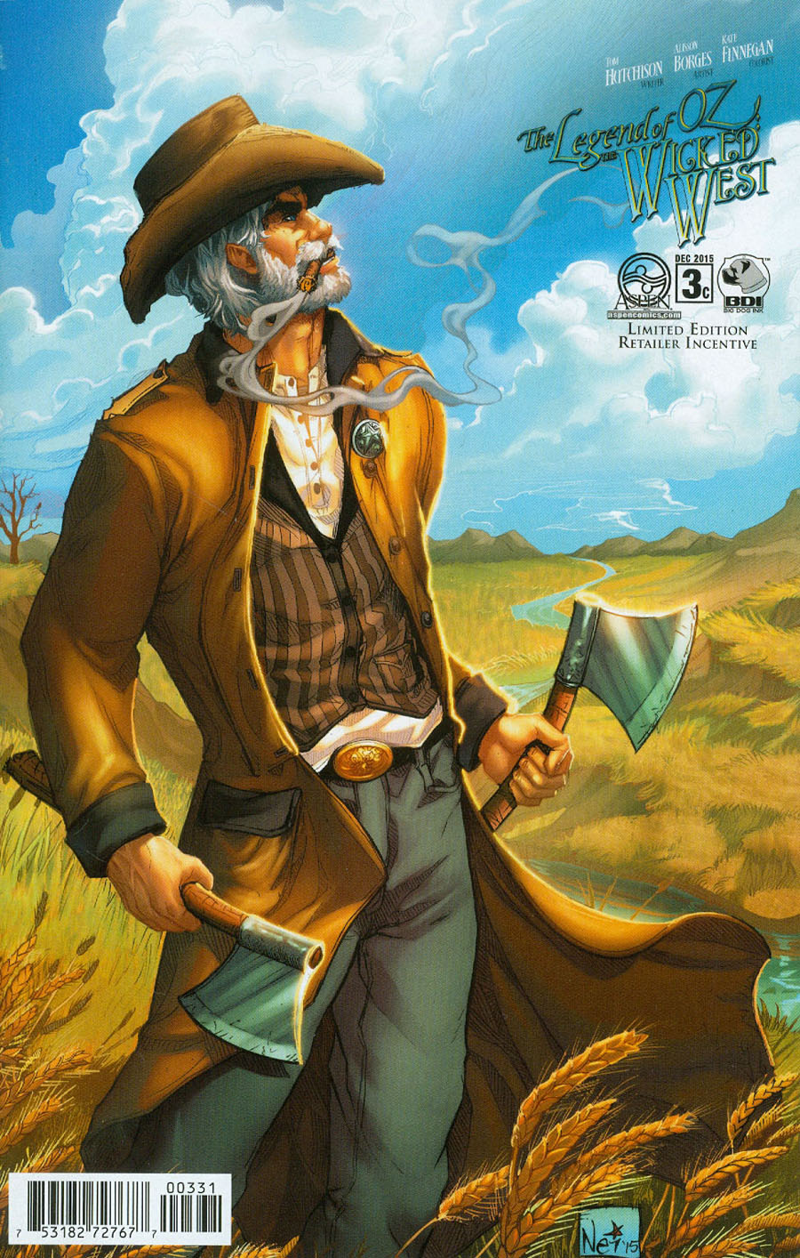 Legend Of Oz The Wicked West Vol 3 #3 Cover C Incentive Nei Ruffino Variant Cover