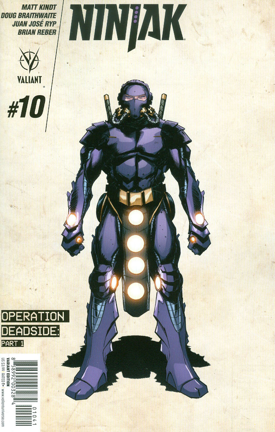 Ninjak Vol 3 #10 Cover D Incentive Trevor Hairsine Character Design Variant Cover