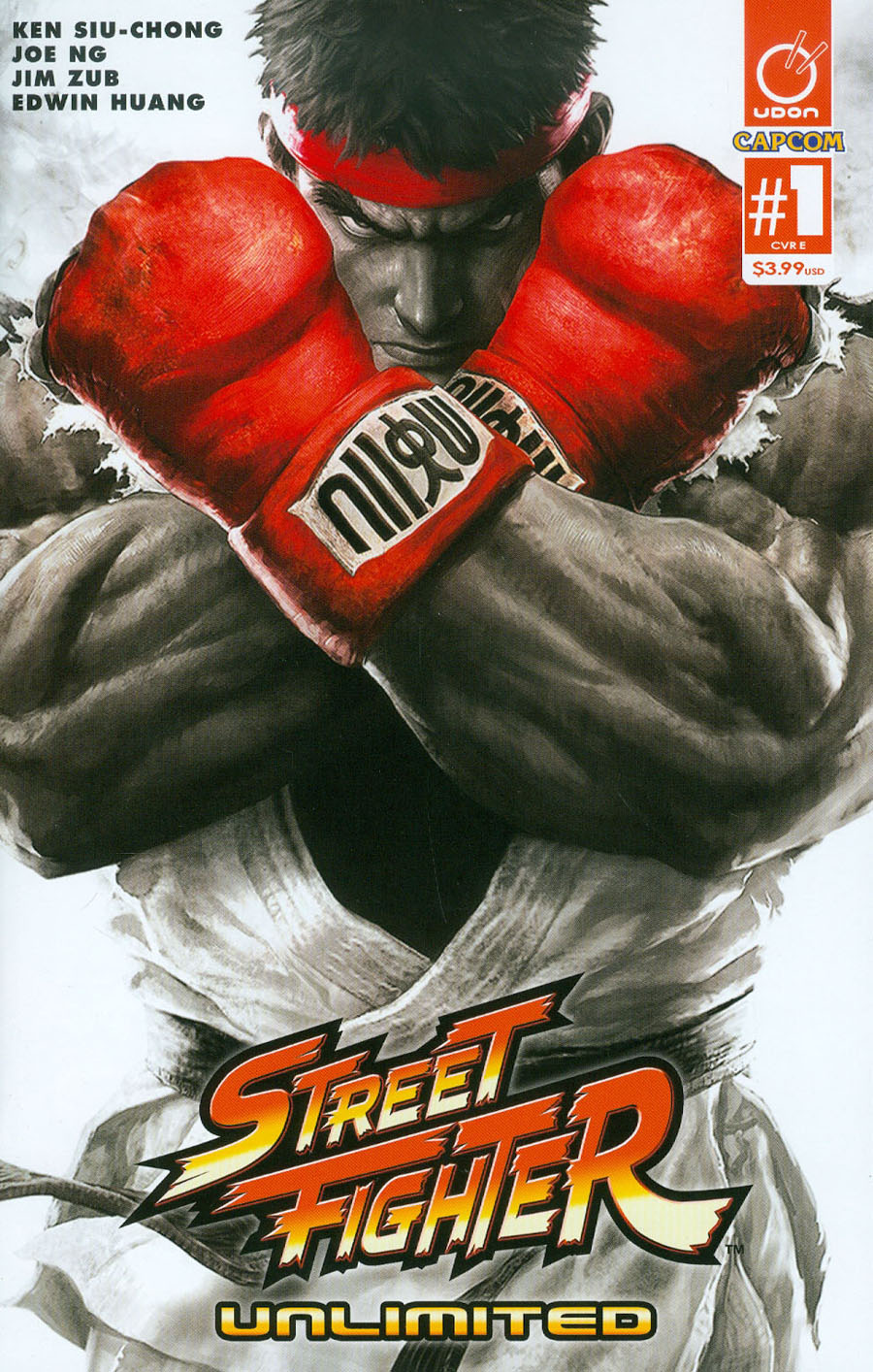 Street Fighter Unlimited #1 Cover E Incentive Joe Ng Street Fighter V Game Variant Cover