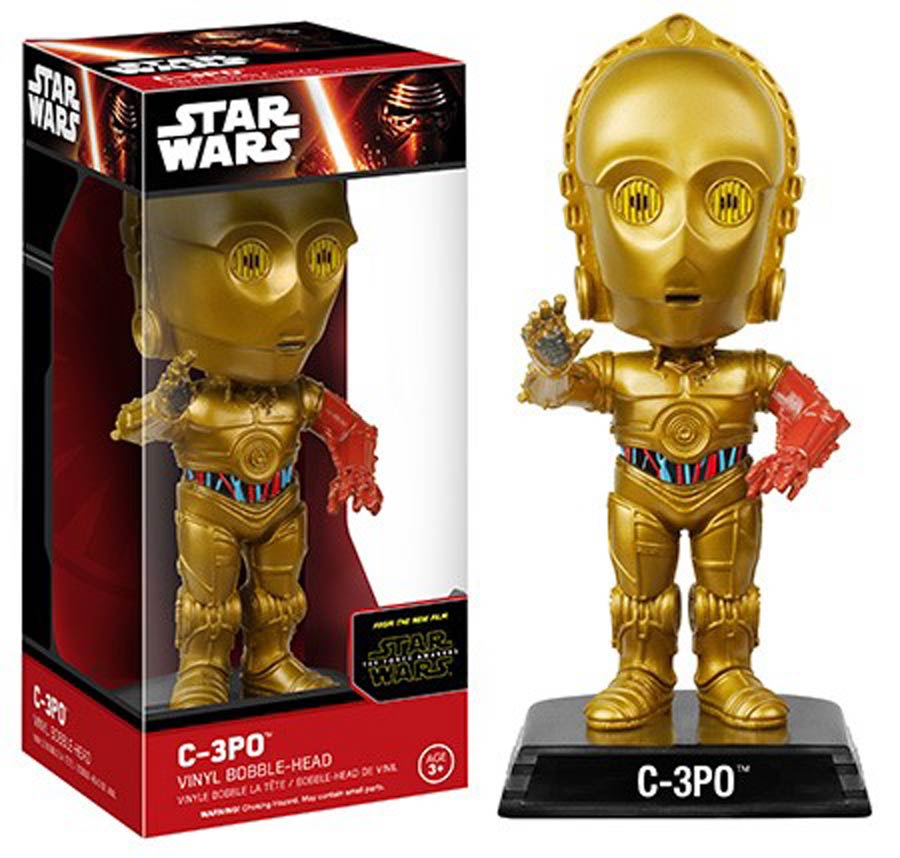 Star Wars Episode VII The Force Awakens C-3PO Wacky Wobbler