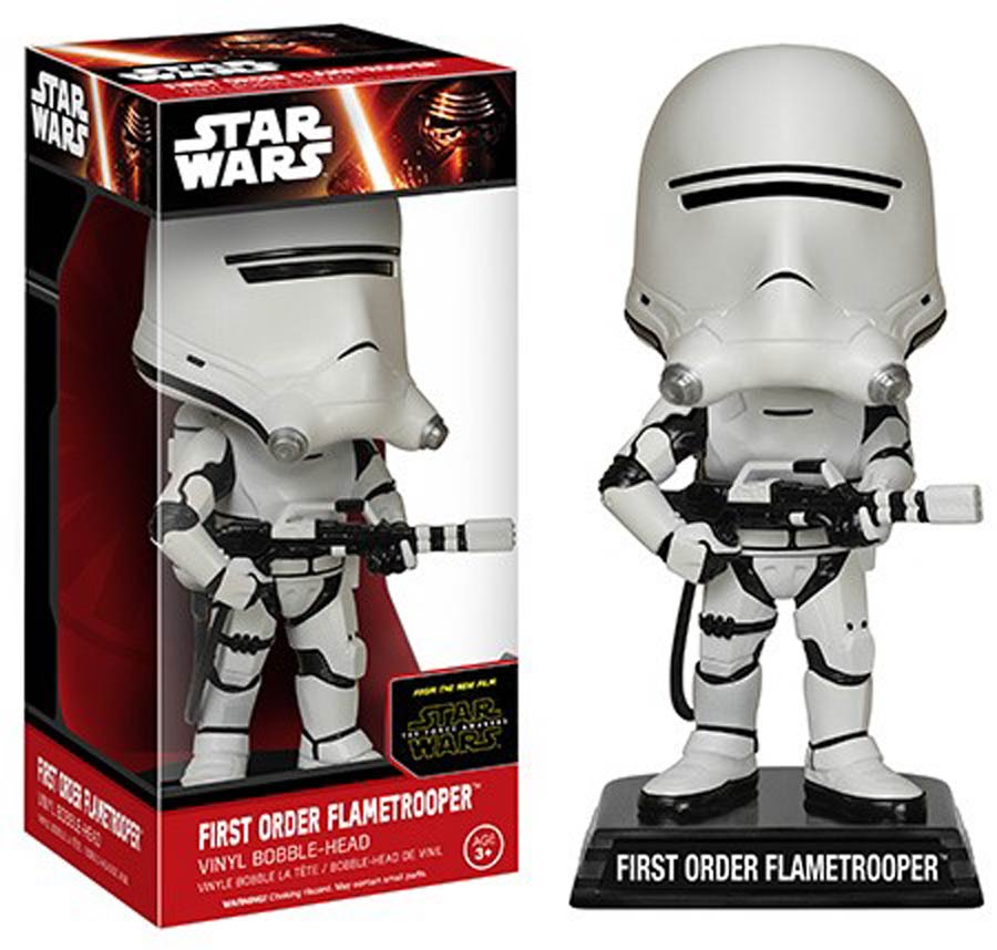 Star Wars Episode VII The Force Awakens First Order Flametrooper Wacky Wobbler