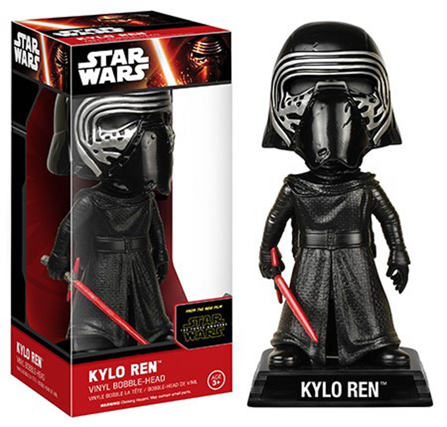 Star Wars Episode VII The Force Awakens Kylo Ren Unhooded Wacky Wobbler