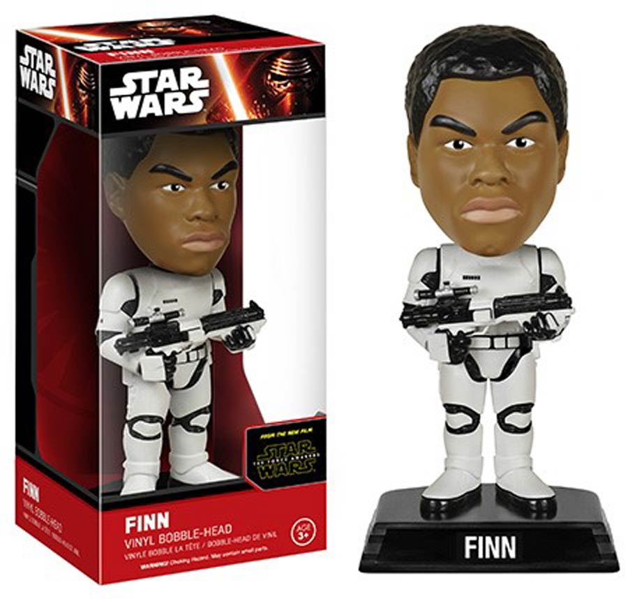 Star Wars Episode VII The Force Awakens Finn Stormtrooper Gear Wacky Wobbler