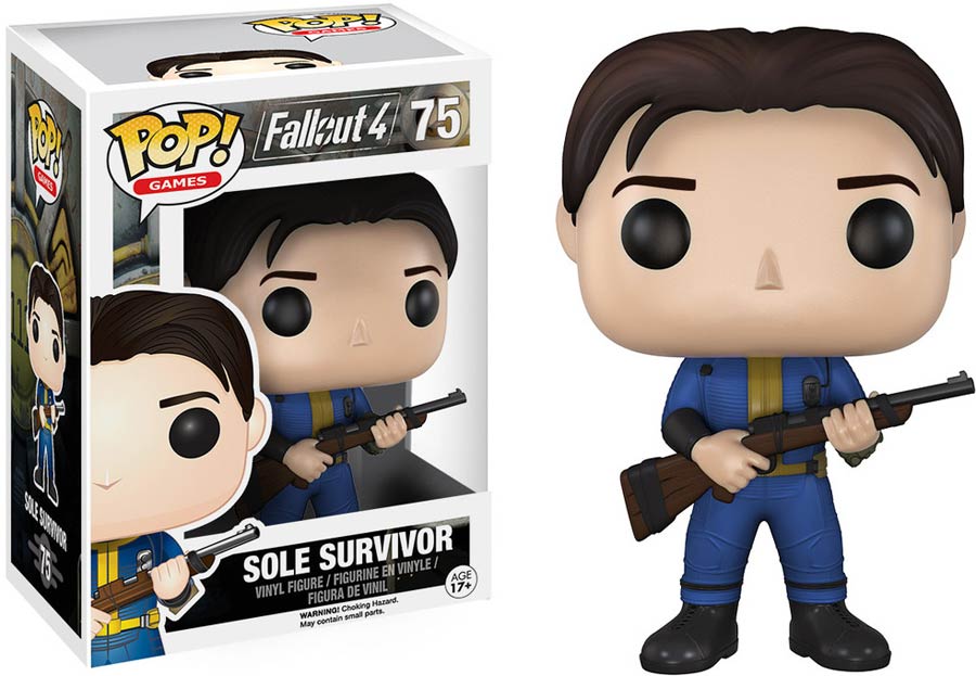 POP Games 75 Fallout 4 Sole Survivor Vinyl Figure