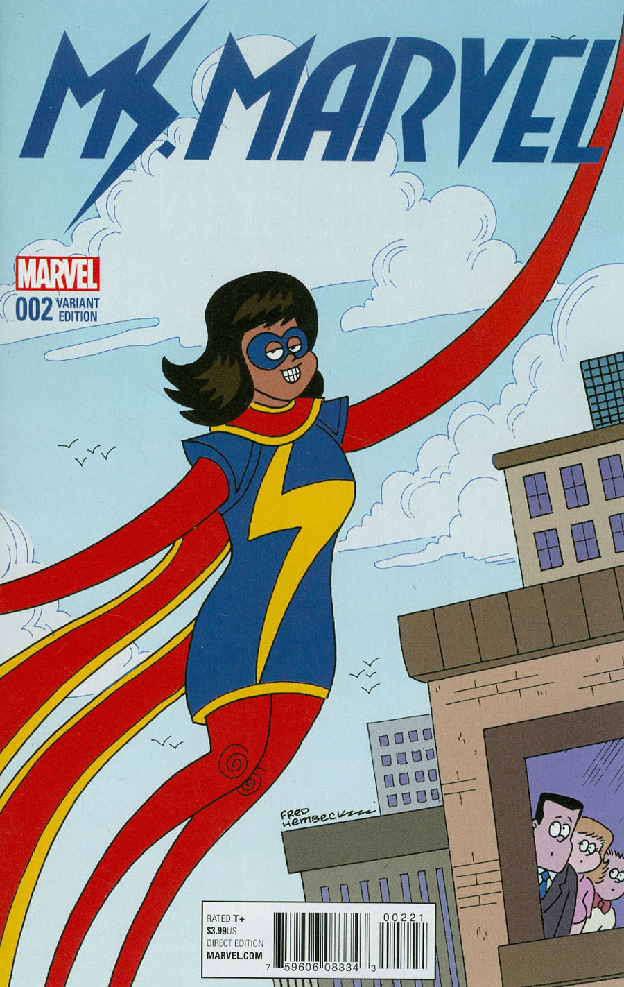 Ms Marvel Vol 4 #2 Cover C Incentive Fred Hembeck Variant Cover