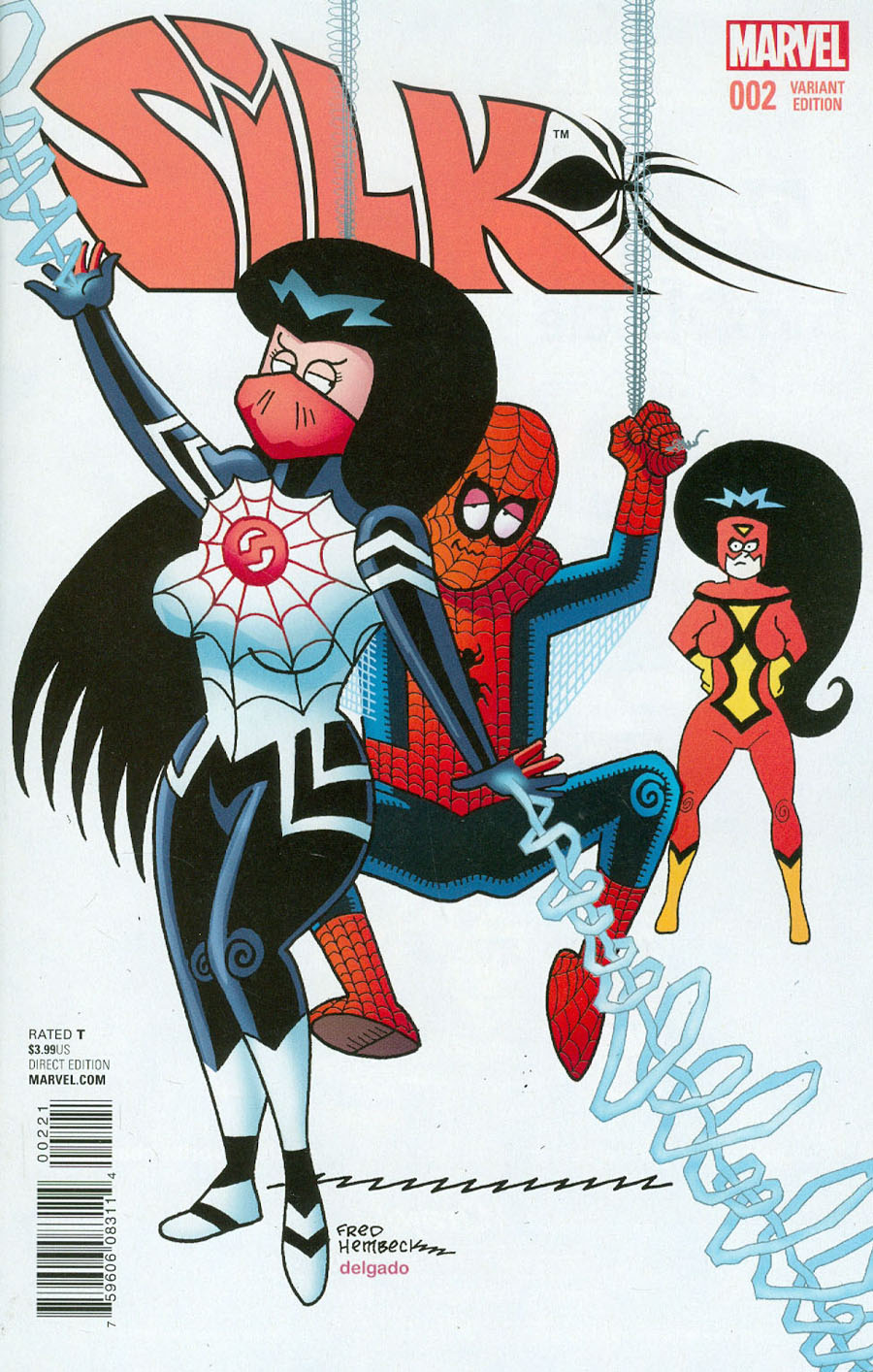 Silk Vol 2 #2 Cover B Incentive Fred Hembeck Variant Cover