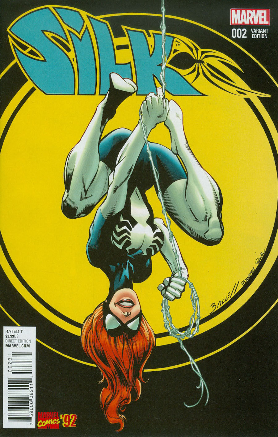 Silk Vol 2 #2 Cover C Incentive Mark Bagley Marvel 92 Variant Cover
