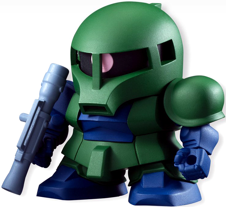 Build Model Gundam Vol 3 #5 MS-05 Zaku I Figure