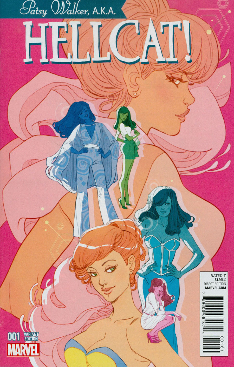 Patsy Walker AKA Hellcat #1 Cover D Incentive Marguerite Sauvage Variant Cover