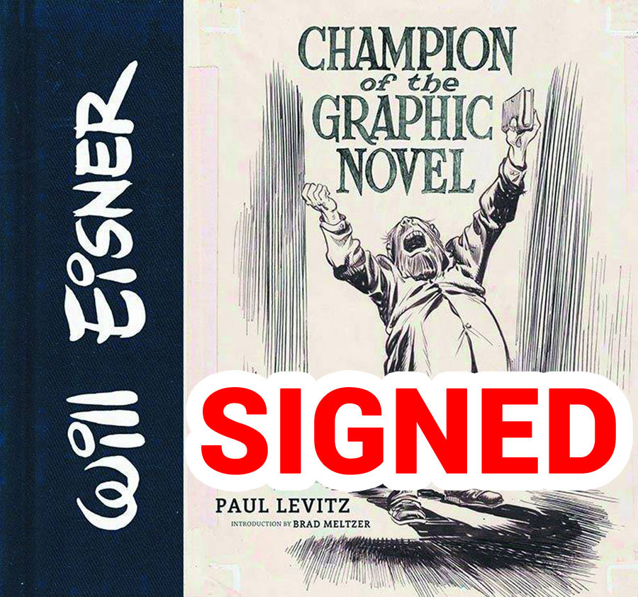 Will Eisner Champion Of The Graphic Novel HC Signed By Paul Levitz