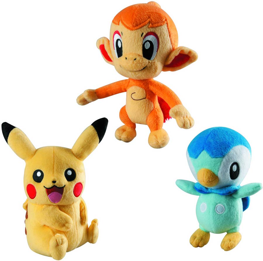 Pokemon Trainers Choice 6-Inch Plush Assortment Case 201501