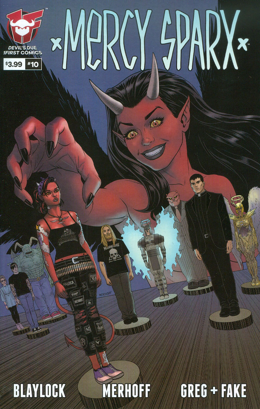 Mercy Sparx Vol 2 #10 Cover A Regular Matt Merhoff Cover