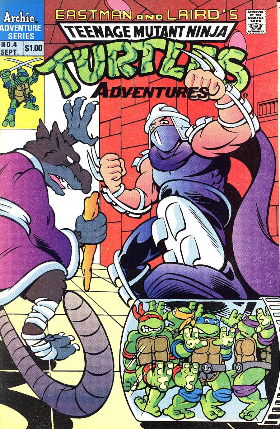 Teenage Mutant Ninja Turtles Adventures Vol 2 #4 Cover E 5th Ptg