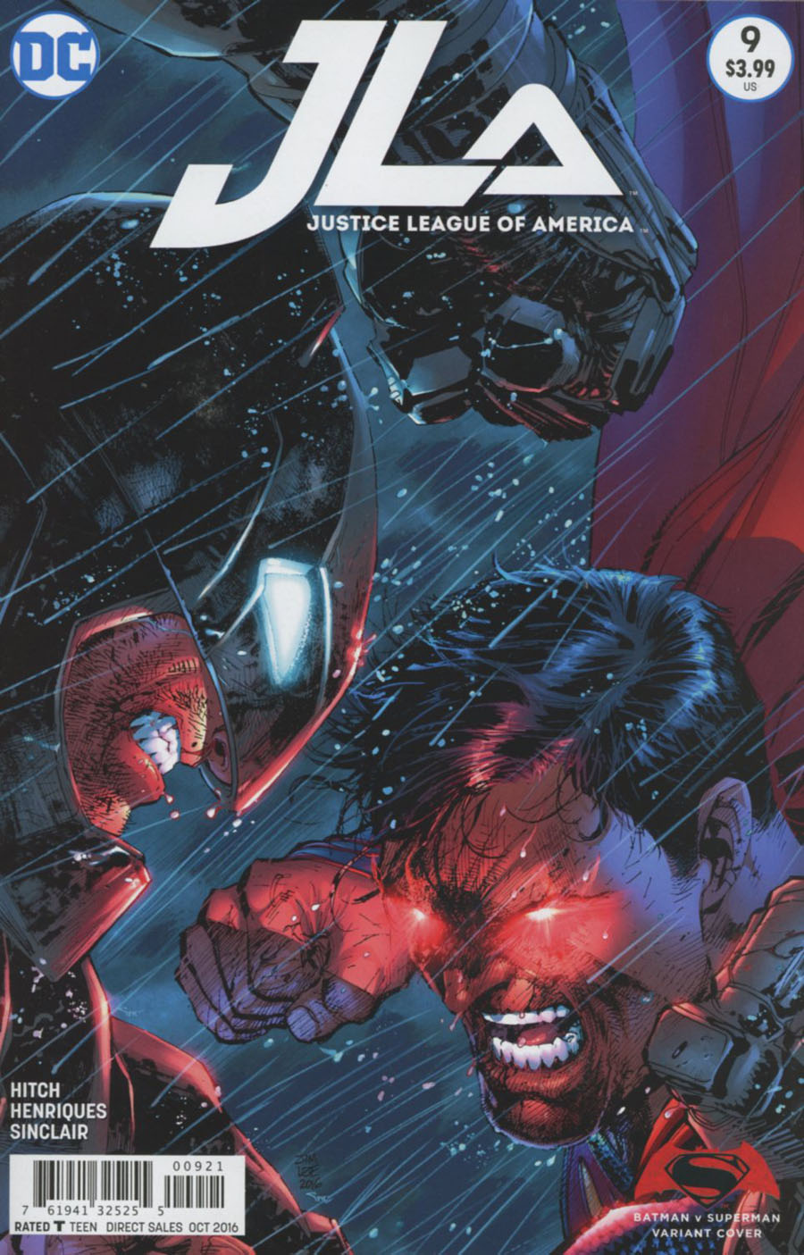 Justice League Of America Vol 4 #9 Cover B Variant Jim Lee Batman v Superman Dawn Of Justice Cover