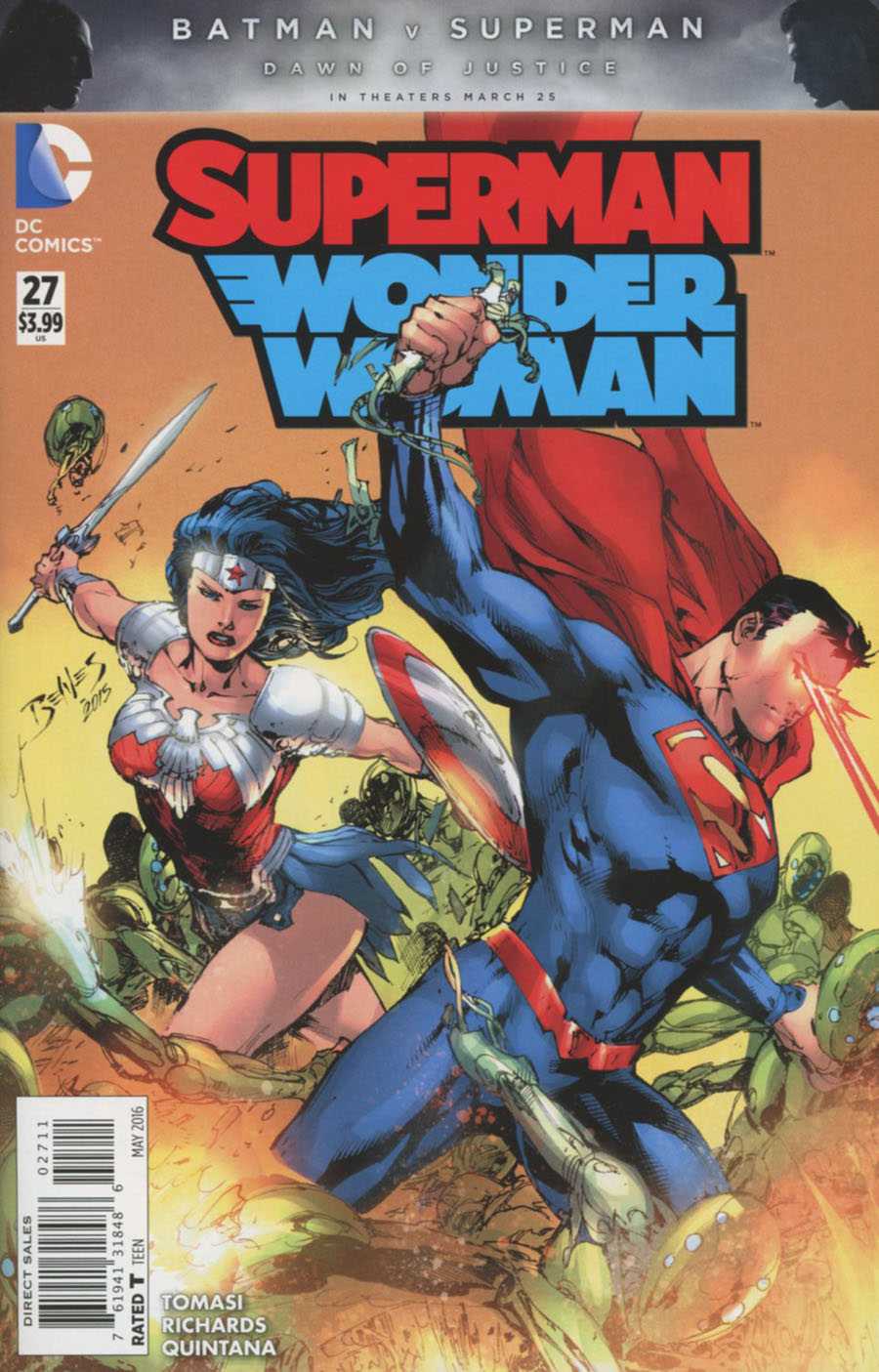 Superman Wonder Woman #27 Cover A Regular Ed Benes Cover