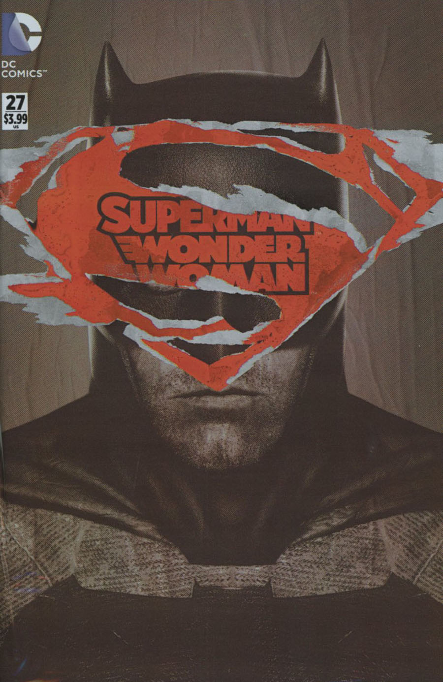 Superman Wonder Woman #27 Cover B Variant Charlie Adlard Batman v Superman Dawn Of Justice Cover With Polybag