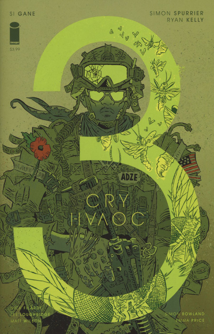 Cry Havoc #3 Cover B Simon Gane