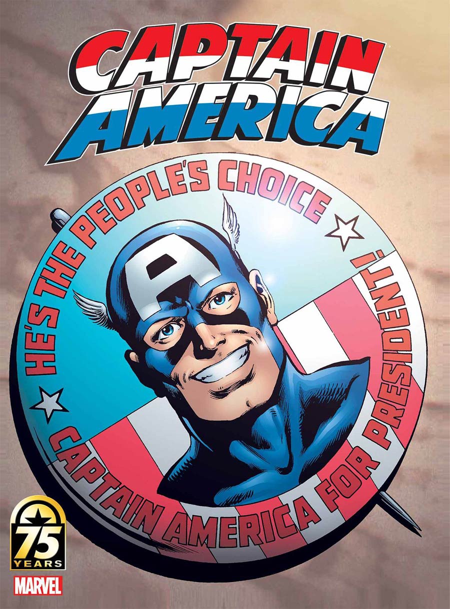 Captain America 75th Anniversary Magazine #1 Cover B Variant John Byrne Cover