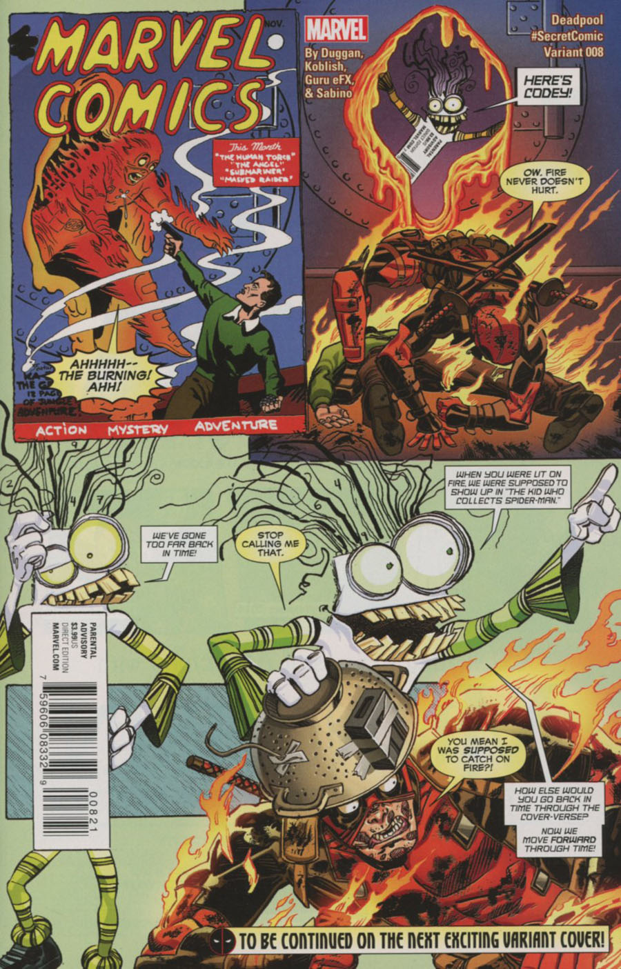 Deadpool Vol 5 #8 Cover B Variant Scott Koblish Secret Comic Cover