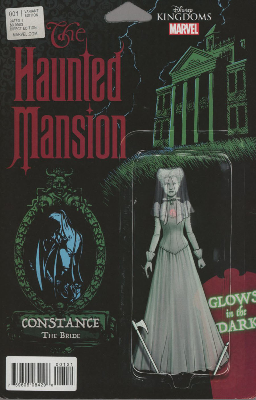 Disney Kingdoms Haunted Mansion #1 Cover B Variant John Tyler Christopher Action Figure Cover