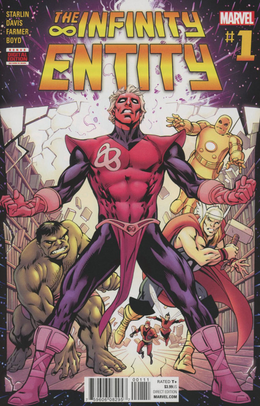 Infinity Entity #1 Cover A Regular Alan Davis Cover