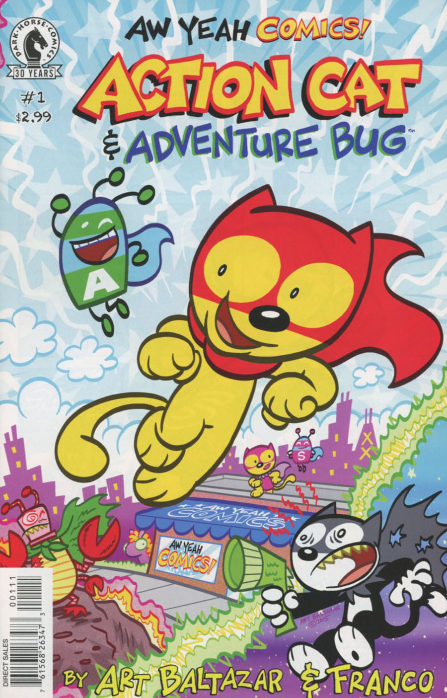 Aw Yeah Comics Action Cat And Adventure Bug #1