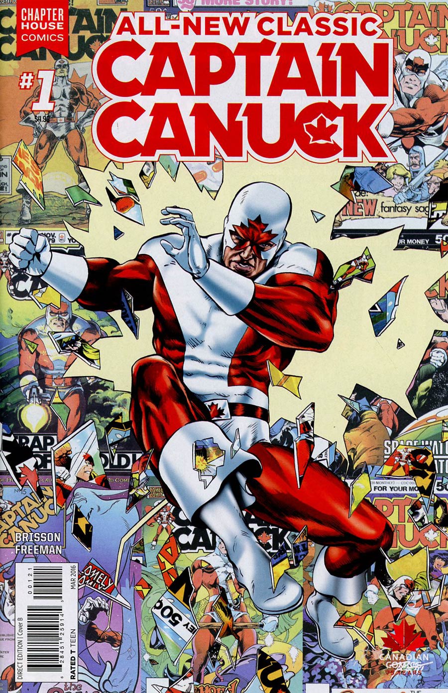 All-New Classic Captain Canuck #1 Cover B Variant Michael Rooth Cover