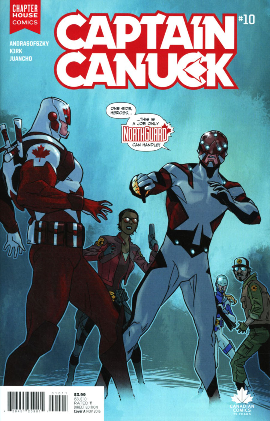 Captain Canuck Vol 2 #10 Cover A Regular Kalman Andrasofszky Cover