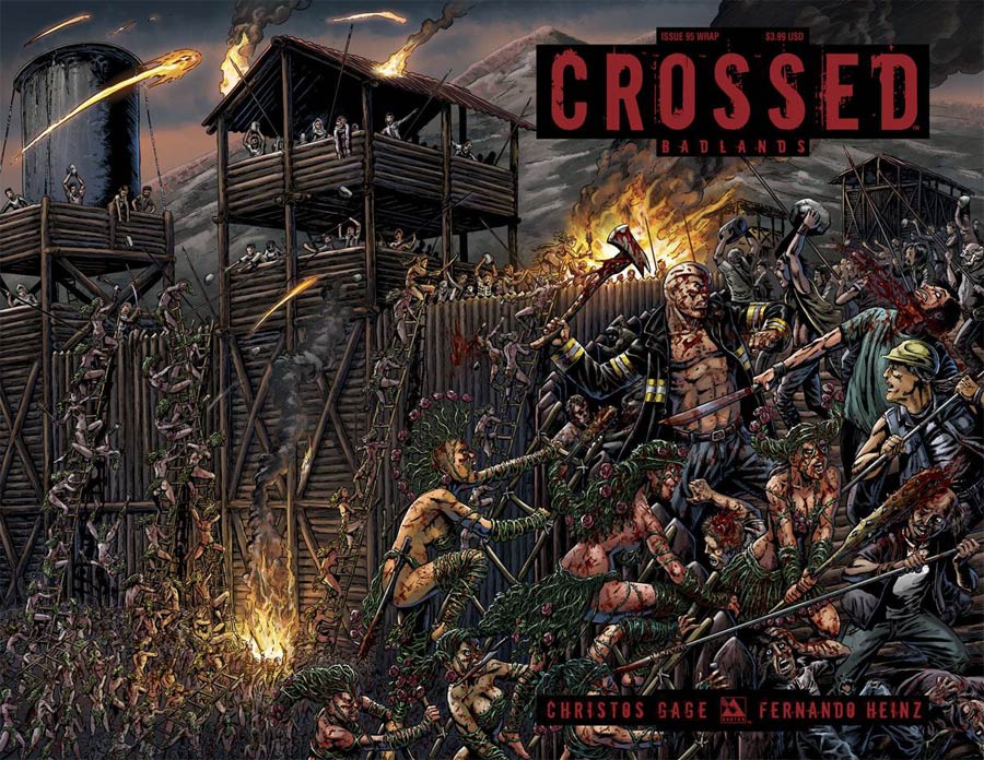 Crossed Badlands #95 Cover C Wraparound Cover