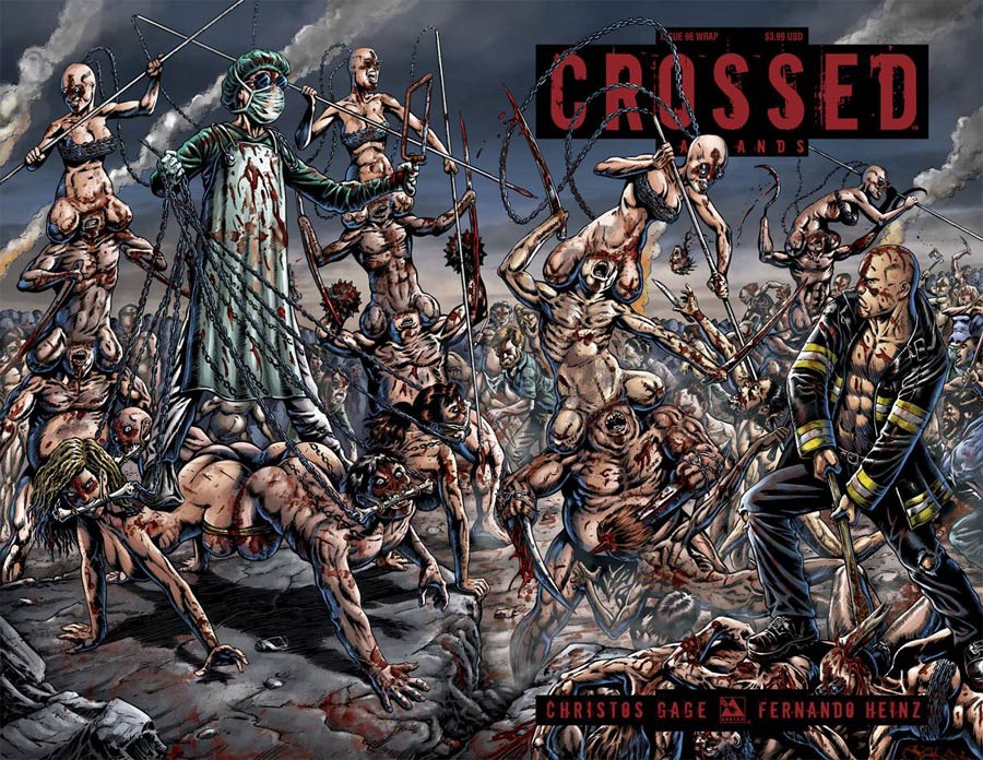 Crossed Badlands #96 Cover C Wraparound Cover