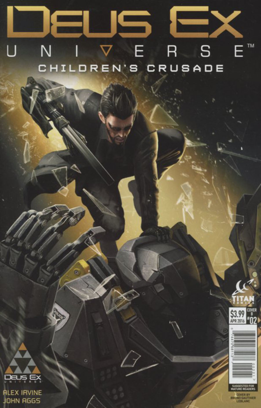 Deus Ex Universe Childrens Crusade #2 Cover B Variant Concept Design Cover