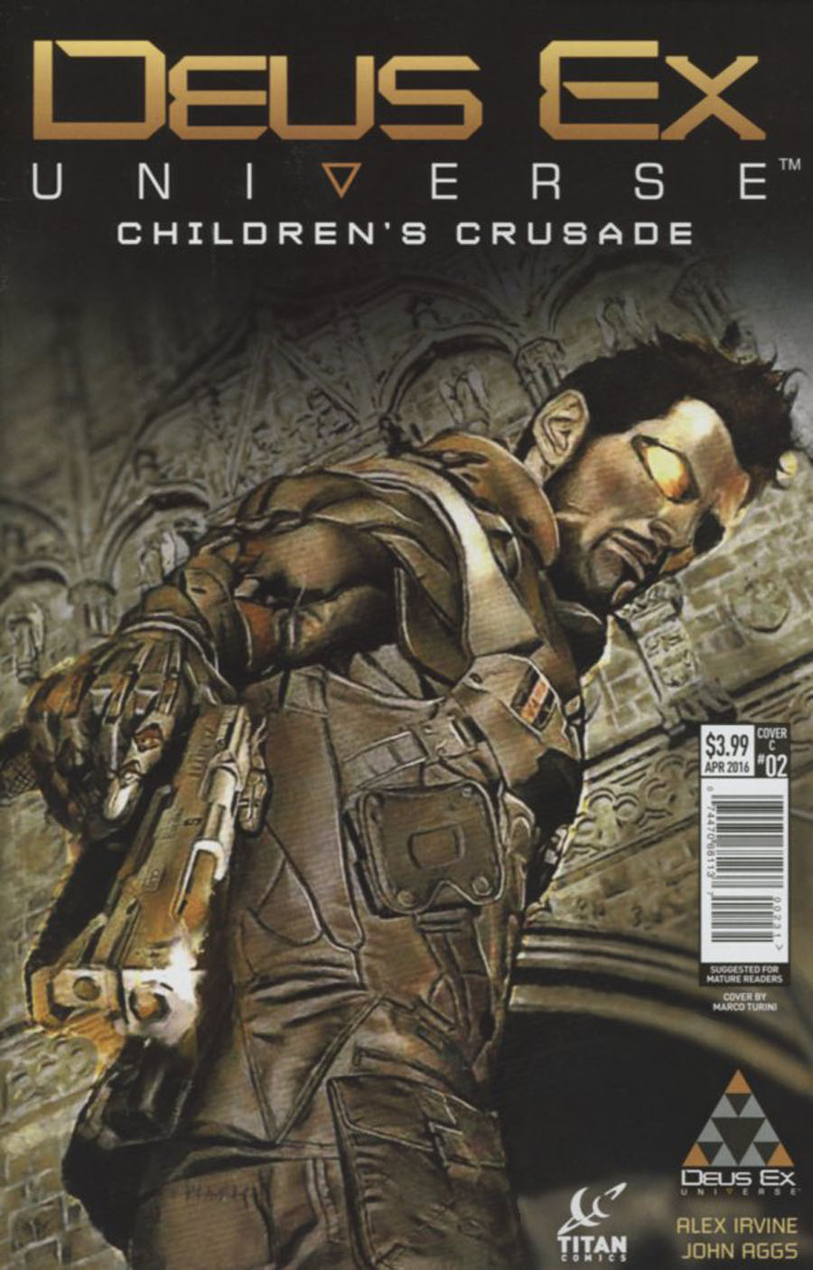 Deus Ex Universe Childrens Crusade #2 Cover C Variant Marco Turini Cover