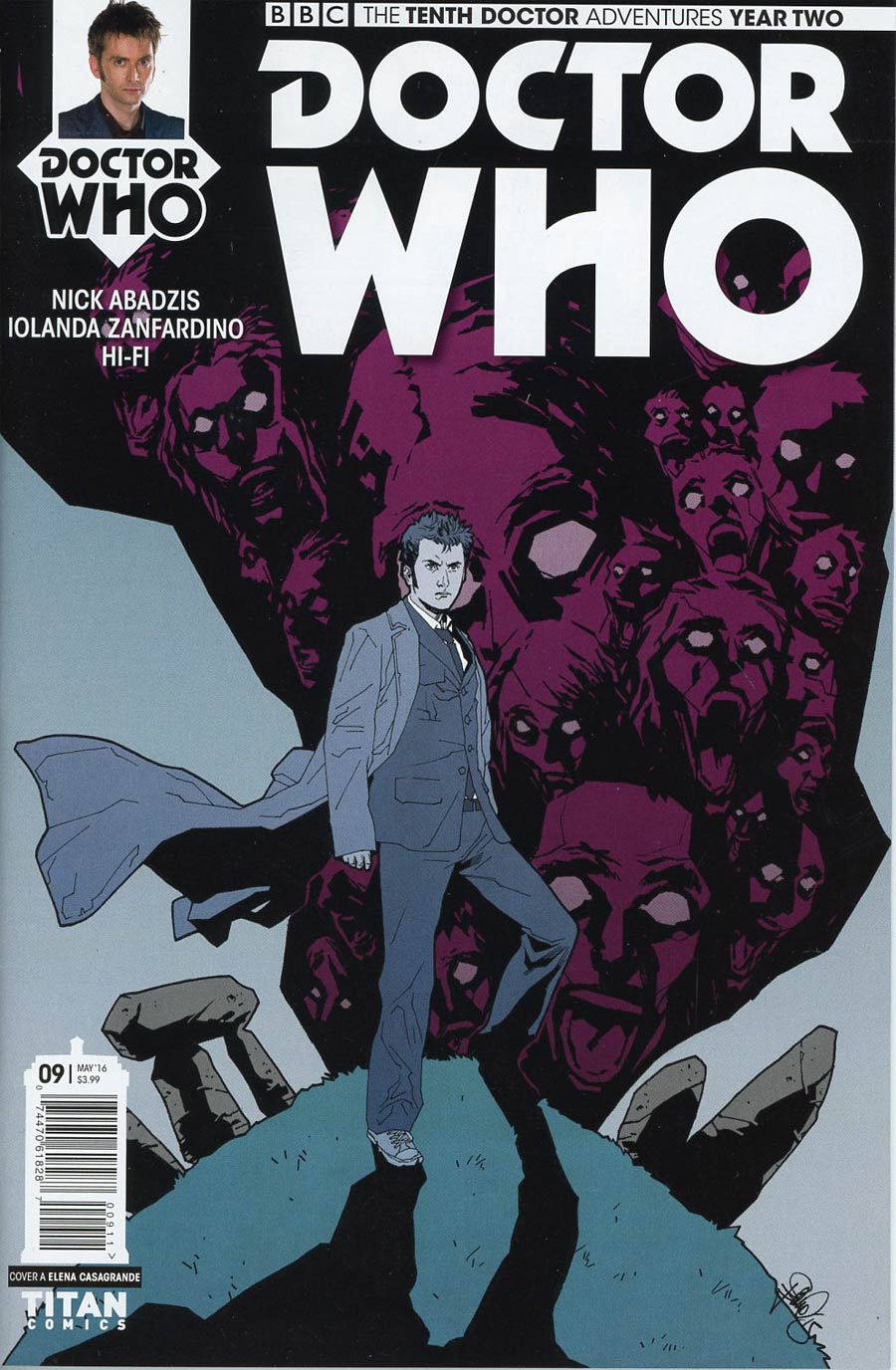 Doctor Who 10th Doctor Year Two #9 Cover A Regular Elena Casagrande Cover