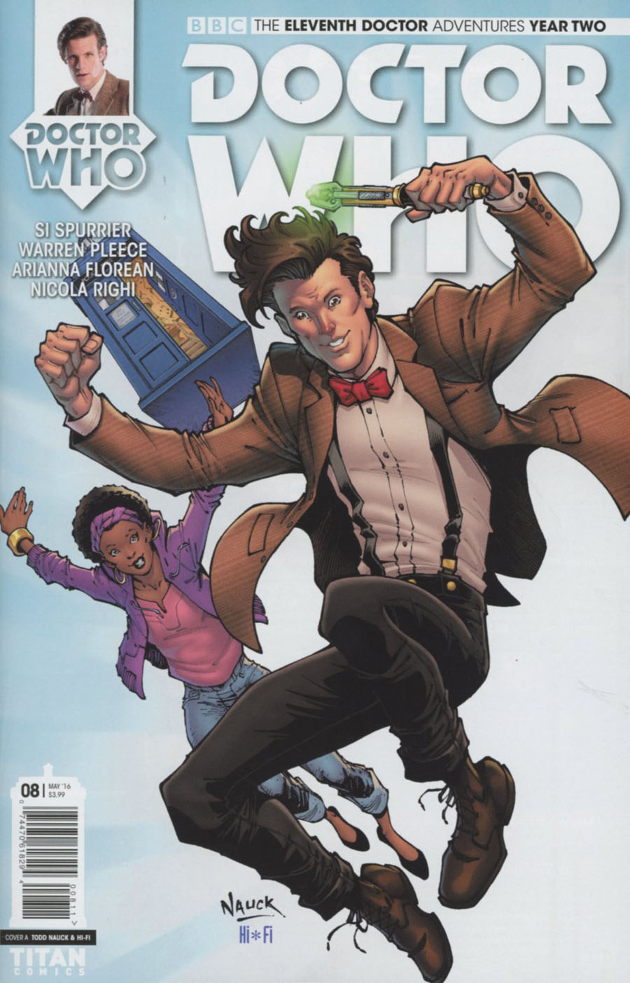 Doctor Who 11th Doctor Year Two #8 Cover A Regular Todd Nauck Cover