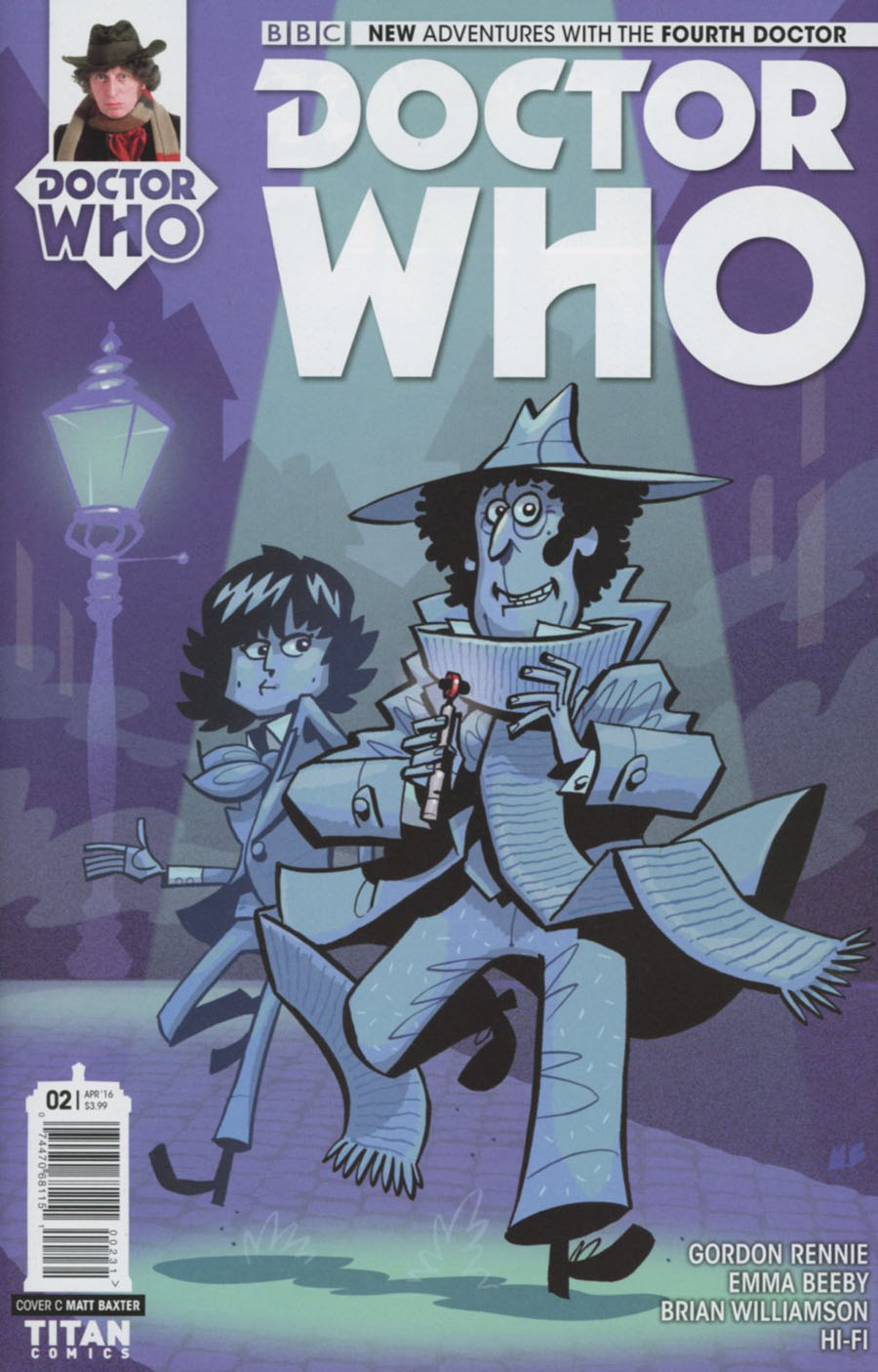 Doctor Who 4th Doctor #2 Cover C Variant Matt Baxter Cover