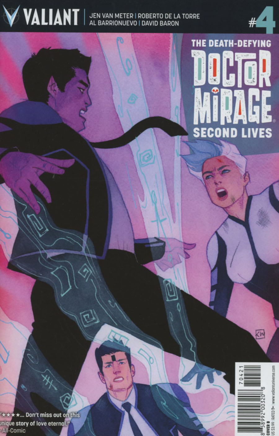 Death-Defying Doctor Mirage Second Lives #4 Cover B Variant Kevin Wada Cover