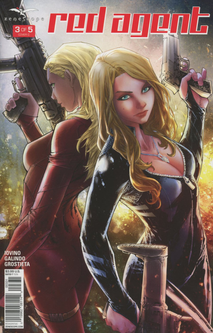 Grimm Fairy Tales Presents Red Agent #3 Cover C Talent Caldwell