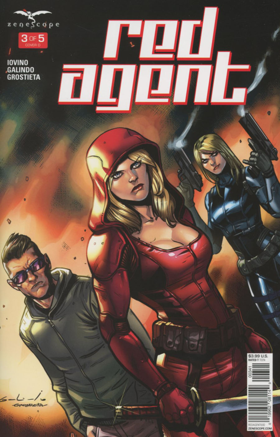 Grimm Fairy Tales Presents Red Agent #3 Cover D Diego Galindo