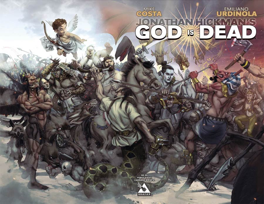 God Is Dead #48 Cover E Connecting Wraparound A Cover