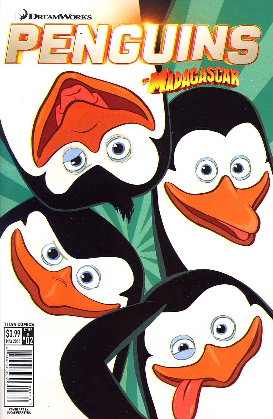 Penguins Of Madagascar Elite-ist Of The Elite #2 Cover B Variant Lucas Ferreyra Cover