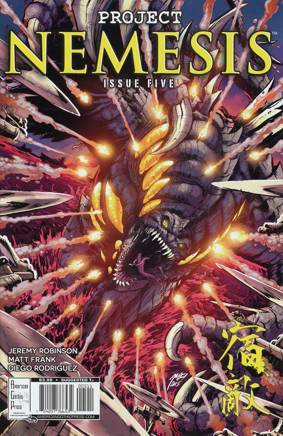 Famous Monsters Presents Project Nemesis #5 Cover A Regular Matt Frank Cover