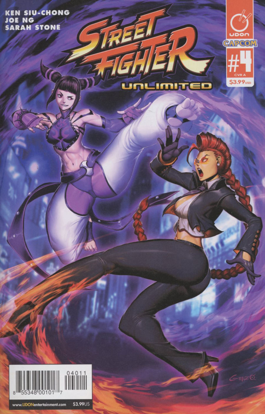 Street Fighter Unlimited #4 Cover A Regular Genzoman Story Cover