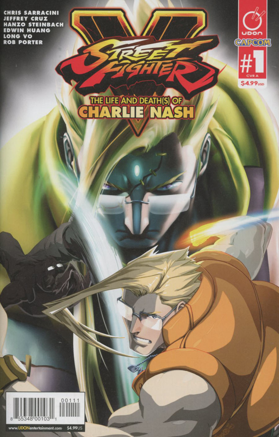 Street Fighter V Life And Death(s) Of Charlie Nash #1 Cover A Regular Jeffrey Chamba Cruz Cover