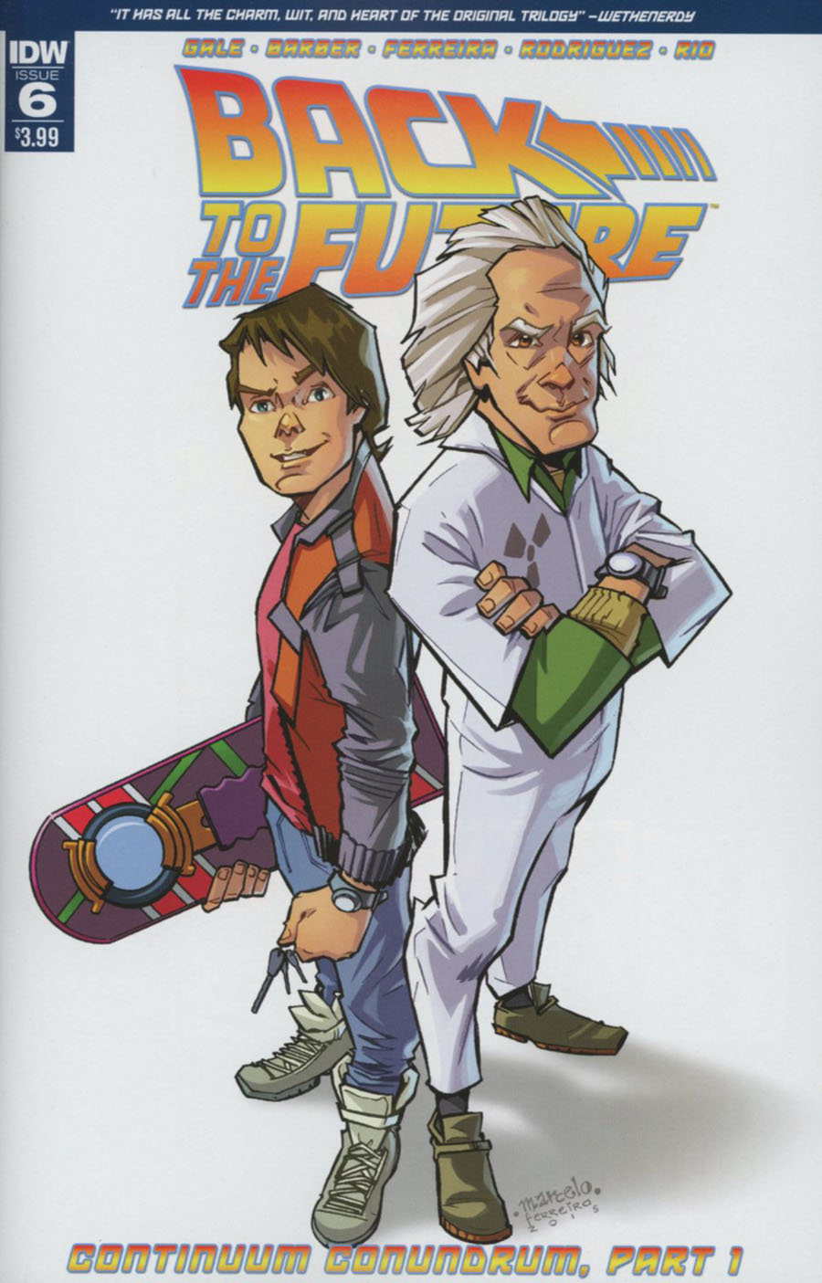 Back To The Future Vol 2 #6 Cover A Regular Marcelo Ferreira Cover