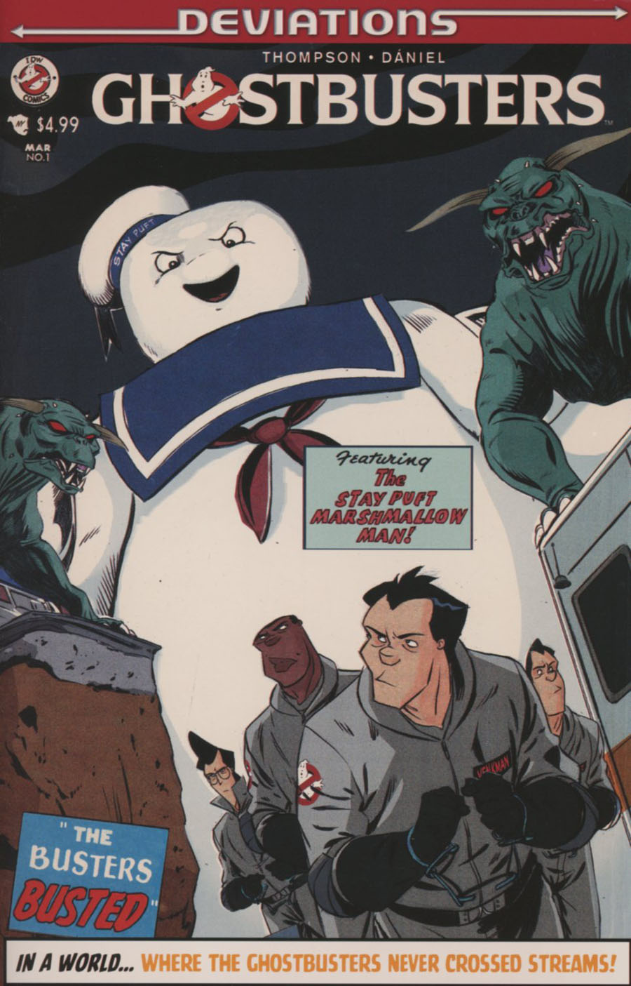 Ghostbusters Deviations One Shot Cover B Variant Dan Schoening Subscription Cover
