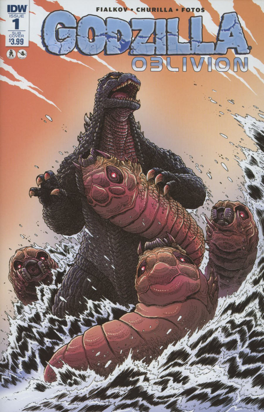 Godzilla Oblivion #1 Cover B Variant James Stokoe Subscription Cover