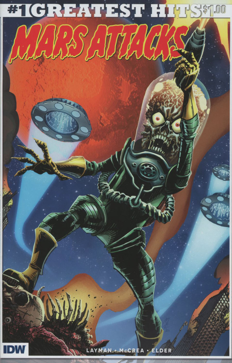 Mars Attacks Vol 3 #1 Cover Z-Z-H IDWs Greatest Hits